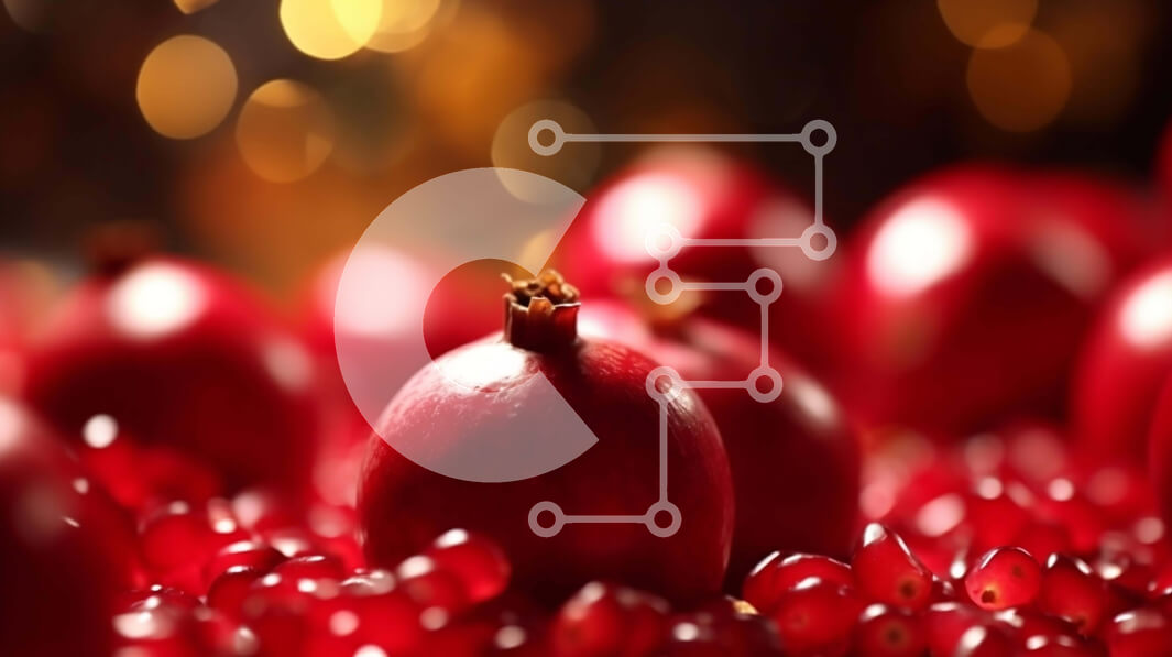 Intra Συλλεκτικό Ξύλινο Παζλ Plywood  4mm - Κοντινό πλάνο κόκκινων ροδιών σε σκούρο φόντο με φωτισμό Bokeh Σε Ξύλινο Κουτί - Διαστάσεις: 10x10 cm – 25 κομμάτια