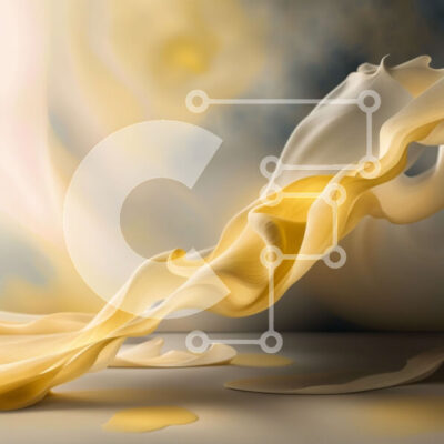 Intra Συλλεκτικό Ξύλινο Παζλ Plywood 4mm - Εκπληκτικό κοντινό πορτρέτο μιας γυναίκας με ζωντανό κίτρινο φόντο Σε Ξύλινο Κουτί - Διαστάσεις: 10x10 cm – 25 κομμάτια - Image 1