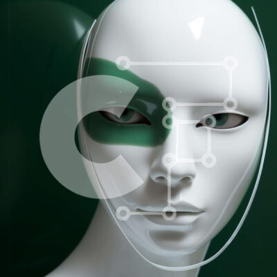 Intra Συλλεκτικό Ξύλινο Παζλ Plywood  4mm - Ασπροπρόσωπο μανεκέν με πράσινα μάτια Σε Ξύλινο Κουτί - Διαστάσεις: 10x10 cm – 25 κομμάτια - Image 1