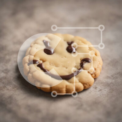 Intra Συλλεκτικό Ξύλινο Παζλ Plywood 4mm - Μπισκότο Smiley με παγωμένο σοκολάτα Σε Ξύλινο Κουτί - Διαστάσεις: 10x10 cm – 25 κομμάτια - Image 1