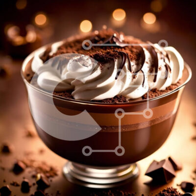 Intra Συλλεκτικό Ξύλινο Παζλ Plywood  4mm - Αφεθείτε σε ένα κρεμώδες μιλκσέικ σοκολάτας με σαντιγί Σε Ξύλινο Κουτί - Διαστάσεις: 10x10 cm – 25 κομμάτια - Image 1