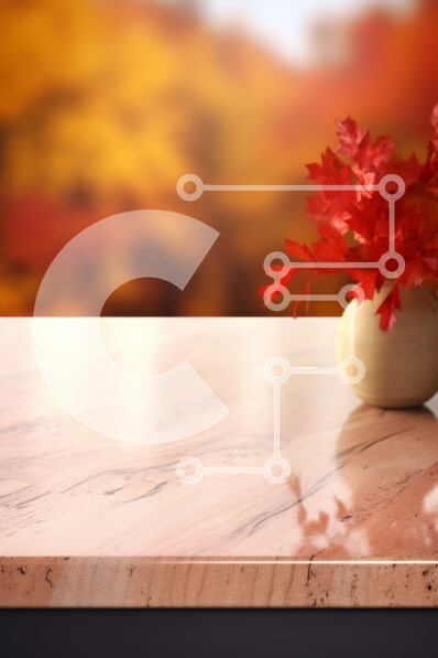 Intra Συλλεκτικό Ξύλινο Παζλ Plywood  4mm - Βάζο με κόκκινα φύλλα σε ξύλινο τραπέζι Σε Ξύλινο Κουτί - Διαστάσεις: 10x10 cm – 25 κομμάτια