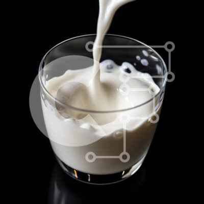 Intra Συλλεκτικό Ξύλινο Παζλ Plywood  4mm - Ποτήρι γάλα που χύνεται Σε Ξύλινο Κουτί - Διαστάσεις: 10x10 cm – 25 κομμάτια - Image 1