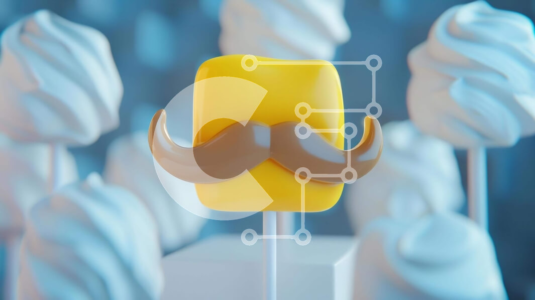 Intra Συλλεκτικό Ξύλινο Παζλ Plywood  4mm - Κίτρινο γλειφιτζούρι με πορτοκαλί μουστάκι Σε Ξύλινο Κουτί - Διαστάσεις: 10x10 cm – 25 κομμάτια