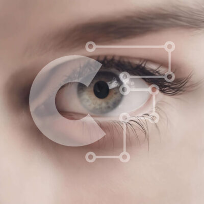 Intra Συλλεκτικό Ξύλινο Παζλ Plywood  4mm - Κοντινό πλάνο Γυναικείο μάτι με μακριές βλεφαρίδες Σε Ξύλινο Κουτί - Διαστάσεις: 10x10 cm – 25 κομμάτια - Image 1