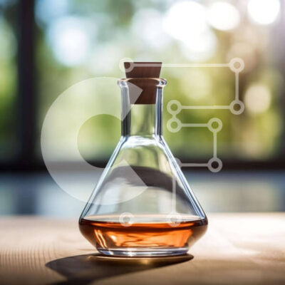 Intra Συλλεκτικό Ξύλινο Παζλ Plywood 4mm - Καράφα γεμάτη με αλκοόλ σε ξύλινο τραπέζι Σε Ξύλινο Κουτί - Διαστάσεις: 10x10 cm – 25 κομμάτια - Image 1