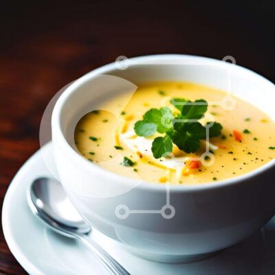 Intra Συλλεκτικό Ξύλινο Παζλ Plywood  4mm - Νόστιμη και θρεπτική σούπα με φρέσκα λαχανικά Σε Ξύλινο Κουτί - Διαστάσεις: 10x10 cm – 25 κομμάτια - Image 1