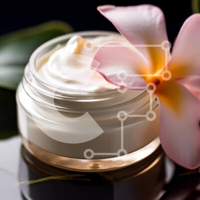 Intra Συλλεκτικό Ξύλινο Παζλ Plywood  4mm - Βάζο με κρέμα προσώπου με ένα όμορφο ροζ λουλούδι στην κορυφή Σε Ξύλινο Κουτί - Διαστάσεις: 10x10 cm – 25 κομμάτια - Image 1