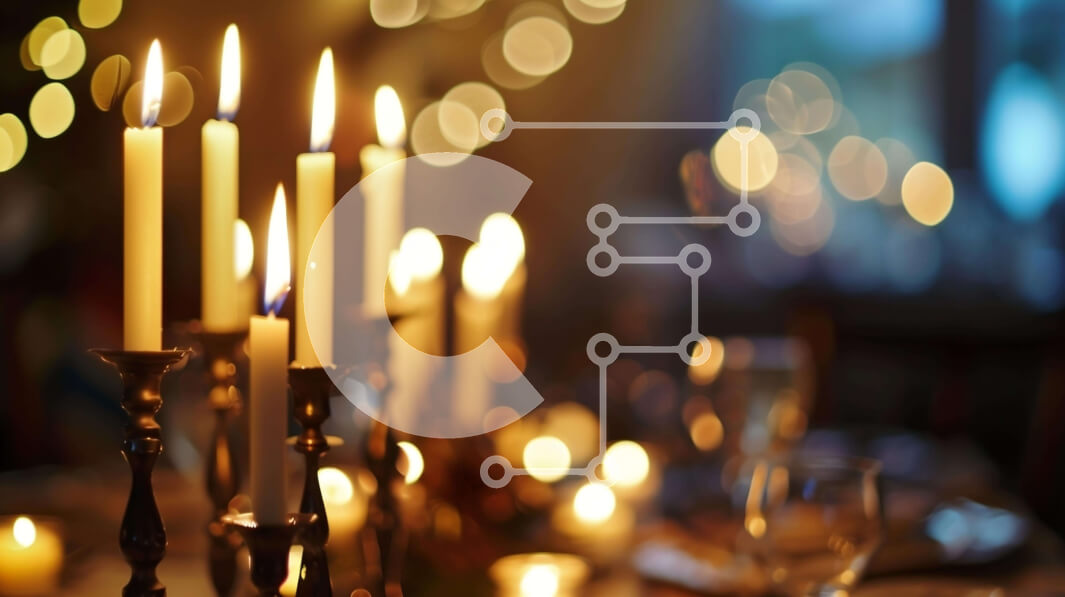 Intra Συλλεκτικό Ξύλινο Παζλ Plywood  4mm - Κομψή τραπεζαρία με αναμμένα κηροπήγια Σε Ξύλινο Κουτί - Διαστάσεις: 10x10 cm – 25 κομμάτια