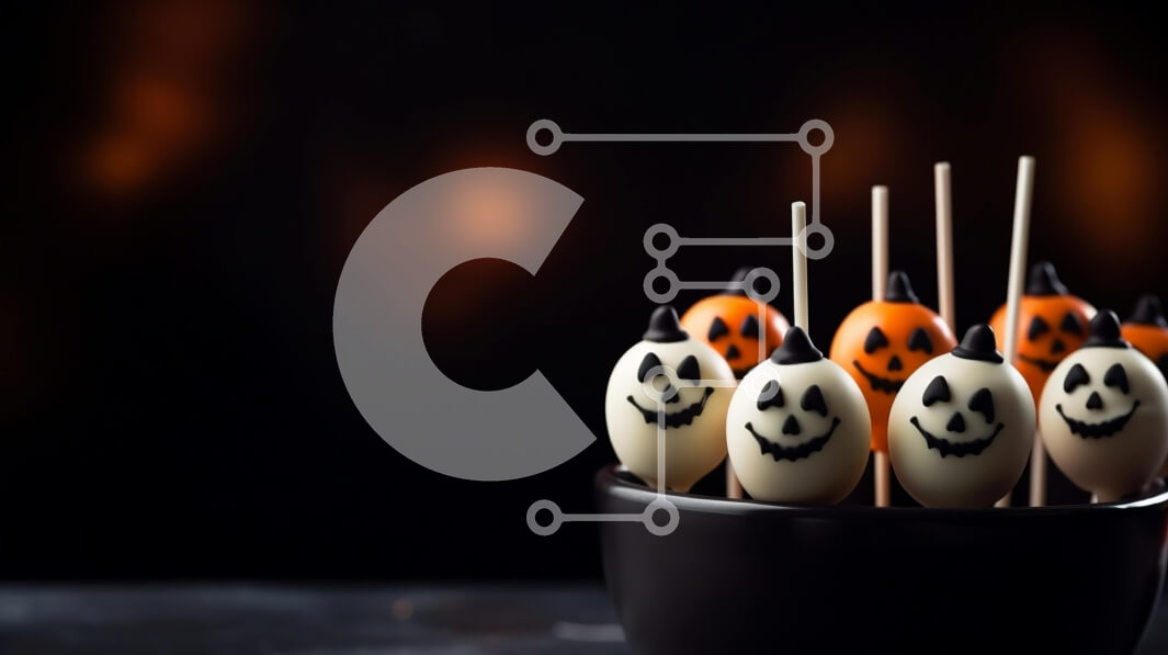 Intra Συλλεκτικό Ξύλινο Παζλ Plywood  4mm - Αποκριάτικες λιχουδιές με γλειφιτζούρι με κολοκύθα Σε Ξύλινο Κουτί - Διαστάσεις: 10x10 cm – 25 κομμάτια