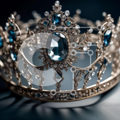 Intra Συλλεκτικό Ξύλινο Παζλ Plywood  4mm - Όμορφη φωτογραφία γυναίκας που φοράει διαμαντένια τιάρα Σε Ξύλινο Κουτί - Διαστάσεις: 10x10 cm – 25 κομμάτια - Image 1