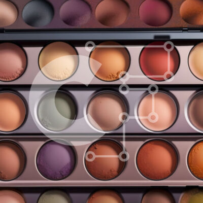 Intra Συλλεκτικό Ξύλινο Παζλ Plywood  4mm - Εκπληκτική συλλογή από καφέ, μπεζ και χρυσές σκιές ματιών Σε Ξύλινο Κουτί - Διαστάσεις: 10x10 cm – 25 κομμάτια - Image 1