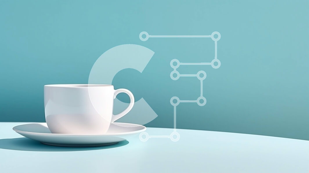 Intra Συλλεκτικό Ξύλινο Παζλ Plywood  4mm - Λευκό φλιτζάνι καφέ στο πιατάκι Σε Ξύλινο Κουτί - Διαστάσεις: 10x10 cm – 25 κομμάτια