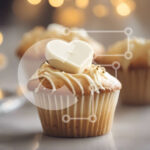 Intra Συλλεκτικό Ξύλινο Παζλ Plywood  4mm – Κομψά Cupcakes με Πάγωμα σε σχήμα καρδιάς Σε Ξύλινο Κουτί – Διαστάσεις: 10×10 cm – 25 κομμάτια