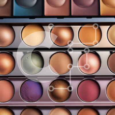 Intra Συλλεκτικό Ξύλινο Παζλ Plywood  4mm - Εκπληκτική κοντινή πλάνο σκιών ματιών σε καφέ, μπεζ και χρυσές αποχρώσεις Σε Ξύλινο Κουτί - Διαστάσεις: 10x10 cm – 25 κομμάτια - Image 1