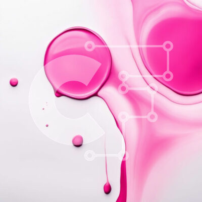 Intra Συλλεκτικό Ξύλινο Παζλ Plywood  4mm - Αναζωογονητικό ροζ υγρό που χύνεται από το μπουκάλι σε καθαρή λευκή επιφάνεια Σε Ξύλινο Κουτί - Διαστάσεις: 10x10 cm – 25 κομμάτια - Image 1