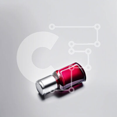 Intra Συλλεκτικό Ξύλινο Παζλ Plywood  4mm - Κομψή εικόνα του Chanel No. 5 Eau de Parfum σε ένα κόκκινο γυάλινο μπουκάλι Σε Ξύλινο Κουτί - Διαστάσεις: 10x10 cm – 25 κομμάτια - Image 1