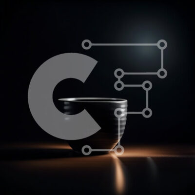 Intra Συλλεκτικό Ξύλινο Παζλ Plywood  4mm - Κομψό μαύρο φλιτζάνι καφέ σε ένα σκούρο ξύλινο τραπέζι Σε Ξύλινο Κουτί - Διαστάσεις: 10x10 cm – 25 κομμάτια - Image 1