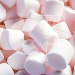 Intra Συλλεκτικό Ξύλινο Παζλ Plywood  4mm - Σωρός από White Marshmallows Σε Ξύλινο Κουτί - Διαστάσεις: 10x10 cm – 25 κομμάτια