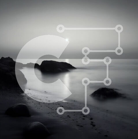 Intra Συλλεκτικό Ξύλινο Παζλ Plywood 4mm - Δραματική εικόνα μιας θυελλώδους νύχτας στην παραλία Σε Ξύλινο Κουτί - Διαστάσεις: 10x10 cm – 25 κομμάτια - Image 1