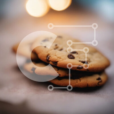 Intra Συλλεκτικό Ξύλινο Παζλ Plywood  4mm - Στοίβα από φρεσκοψημένα μπισκότα με τσιπ σοκολάτας Σε Ξύλινο Κουτί - Διαστάσεις: 10x10 cm – 25 κομμάτια - Image 1