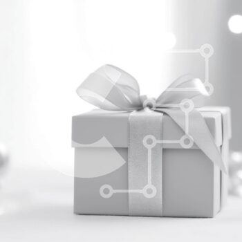 Intra Συλλεκτικό Ξύλινο Παζλ Plywood  4mm - Λευκό κουτί δώρου με ασημένια κορδέλα και κοσμήματα Σε Ξύλινο Κουτί - Διαστάσεις: 10x10 cm – 25 κομμάτια - Image 1