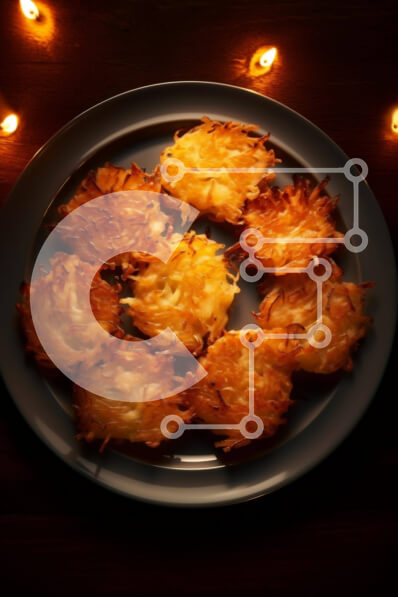 Intra Συλλεκτικό Ξύλινο Παζλ Plywood  4mm - Λαχταριστές τηγανητές πατάτες με γαρνιτούρα Σε Ξύλινο Κουτί - Διαστάσεις: 10x10 cm – 25 κομμάτια