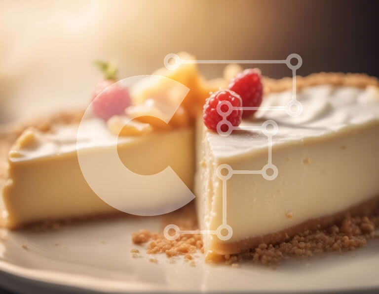 Intra Συλλεκτικό Ξύλινο Παζλ Plywood  4mm - Κρεμώδες cheesecake με επικάλυψη βατόμουρου Σε Ξύλινο Κουτί - Διαστάσεις: 10x10 cm – 25 κομμάτια