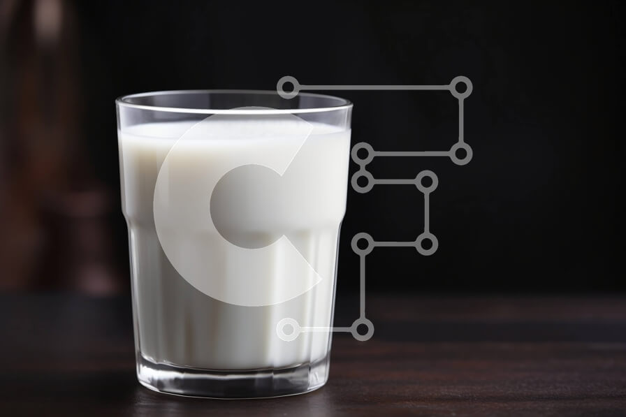 Intra Συλλεκτικό Ξύλινο Παζλ Plywood  4mm - Ποτήρι γάλα σε ξύλινο τραπέζι Σε Ξύλινο Κουτί - Διαστάσεις: 10x10 cm – 25 κομμάτια