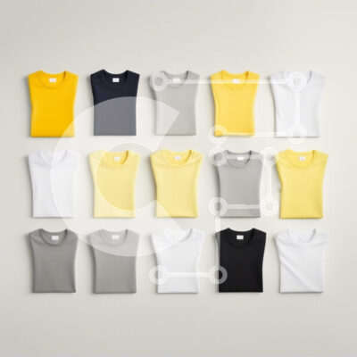 Intra Συλλεκτικό Ξύλινο Παζλ Plywood  4mm - Μοντέρνα οθόνη T-Shirt με ποικιλία σχεδίων και χρωμάτων Σε Ξύλινο Κουτί - Διαστάσεις: 10x10 cm – 25 κομμάτια - Image 1