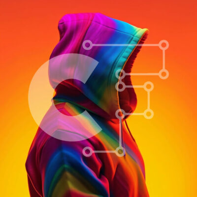 Intra Συλλεκτικό Ξύλινο Παζλ Plywood  4mm - Μοντέρνα πολύχρωμα κουκούλα για μοντέρνα ρούχα Σε Ξύλινο Κουτί - Διαστάσεις: 10x10 cm – 25 κομμάτια - Image 1