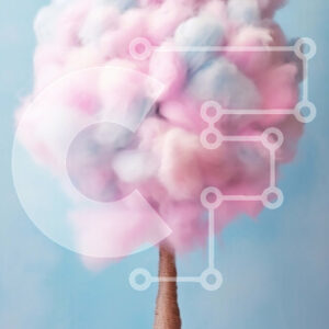 Intra Συλλεκτικό Ξύλινο Παζλ Plywood  4mm - Cotton Candy Tree - Πολύχρωμο και γλυκό Σε Ξύλινο Κουτί - Διαστάσεις: 10x10 cm – 25 κομμάτια