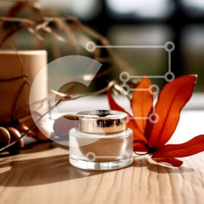 Intra Συλλεκτικό Ξύλινο Παζλ Plywood  4mm - Ζεστή και άνετη εικόνα με Cinnamon Sugar Scrub και αποξηραμένα πορτοκάλια Σε Ξύλινο Κουτί - Διαστάσεις: 10x10 cm – 25 κομμάτια - Image 1