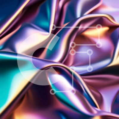 Intra Συλλεκτικό Ξύλινο Παζλ Plywood  4mm - Εκπληκτικό κοντινό πλάνο από ιριδίζον ύφασμα σε ζωηρά χρώματα Σε Ξύλινο Κουτί - Διαστάσεις: 10x10 cm – 25 κομμάτια - Image 1