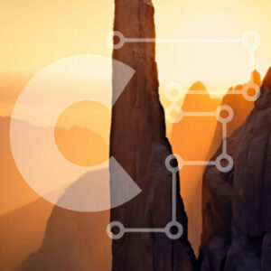 Intra Συλλεκτικό Ξύλινο Παζλ Plywood  4mm - Σχηματισμός βράχου πυραμίδας στο βουνό στο ηλιοβασίλεμα Σε Ξύλινο Κουτί - Διαστάσεις: 10x10 cm – 25 κομμάτια