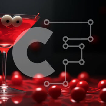 Intra Συλλεκτικό Ξύλινο Παζλ Plywood  4mm - Red Wine Martini με Googly Eyes και Κεράσια Σε Ξύλινο Κουτί - Διαστάσεις: 10x10 cm – 25 κομμάτια - Image 1