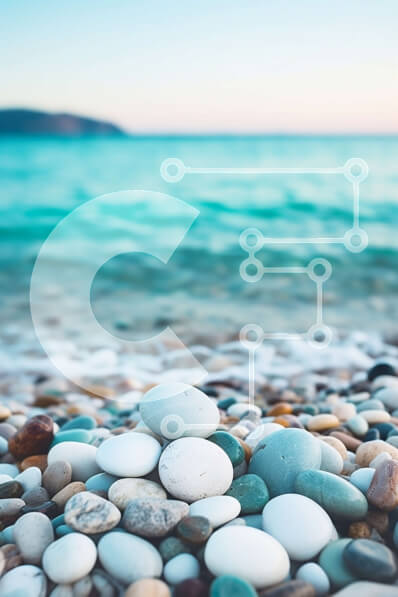 Intra Συλλεκτικό Ξύλινο Παζλ Plywood  4mm - Εκπληκτική εικόνα μιας παραλίας με τιρκουάζ νερά και καθαρό ουρανό Σε Ξύλινο Κουτί - Διαστάσεις: 10x10 cm – 25 κομμάτια