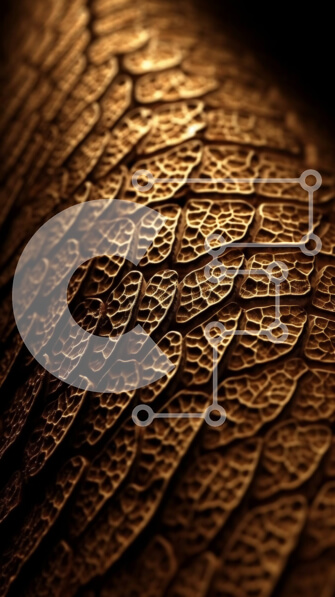 Intra Συλλεκτικό Ξύλινο Παζλ Plywood  4mm - Κοντινή όψη της λαμπερής ζυγαριάς ενός φιδιού Σε Ξύλινο Κουτί - Διαστάσεις: 10x10 cm – 25 κομμάτια