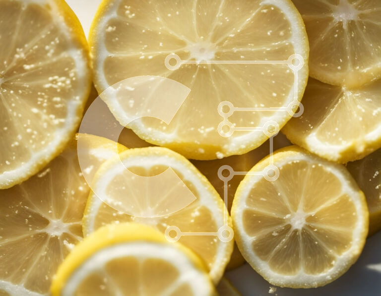 Intra Συλλεκτικό Ξύλινο Παζλ Plywood  4mm - Σωρός λεμόνια σε φέτες Σε Ξύλινο Κουτί - Διαστάσεις: 10x10 cm – 25 κομμάτια