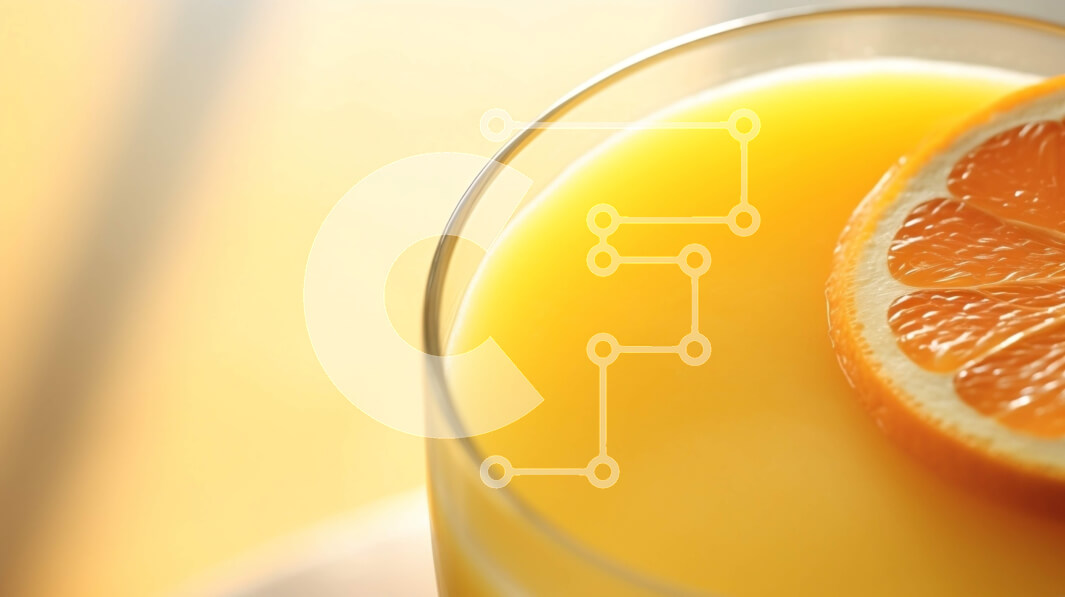 Intra Συλλεκτικό Ξύλινο Παζλ Plywood  4mm - Δροσιστικό ποτήρι χυμό πορτοκαλιού με φρέσκια φέτα πορτοκαλιού Σε Ξύλινο Κουτί - Διαστάσεις: 10x10 cm – 25 κομμάτια