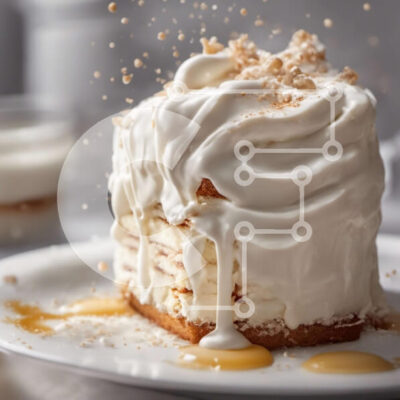 Intra Συλλεκτικό Ξύλινο Παζλ Plywood  4mm - Λαχταριστό κέικ σοκολάτας με σαντιγί Σε Ξύλινο Κουτί - Διαστάσεις: 10x10 cm – 25 κομμάτια - Image 1