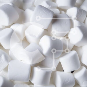 Intra Συλλεκτικό Ξύλινο Παζλ Plywood  4mm - Σωρός από White Marshmallows Σε Ξύλινο Κουτί - Διαστάσεις: 10x10 cm – 25 κομμάτια