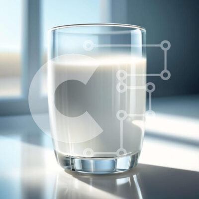 Intra Συλλεκτικό Ξύλινο Παζλ Plywood 4mm - Δροσιστική εικόνα ενός ποτηριού γάλακτος με το φως του ήλιου μέσα από ένα παράθυρο Σε Ξύλινο Κουτί - Διαστάσεις: 10x10 cm – 25 κομμάτια - Image 1