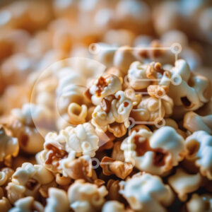 Intra Συλλεκτικό Ξύλινο Παζλ Plywood  4mm - Νόστιμη εικόνα του ποπ κορν σε ένα μπολ Σε Ξύλινο Κουτί - Διαστάσεις: 10x10 cm – 25 κομμάτια