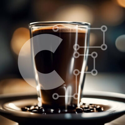 Intra Συλλεκτικό Ξύλινο Παζλ Plywood  4mm - Νόστιμη ζεστή σοκολάτα με σαντιγί σε πιατάκι Σε Ξύλινο Κουτί - Διαστάσεις: 10x10 cm – 25 κομμάτια - Image 1