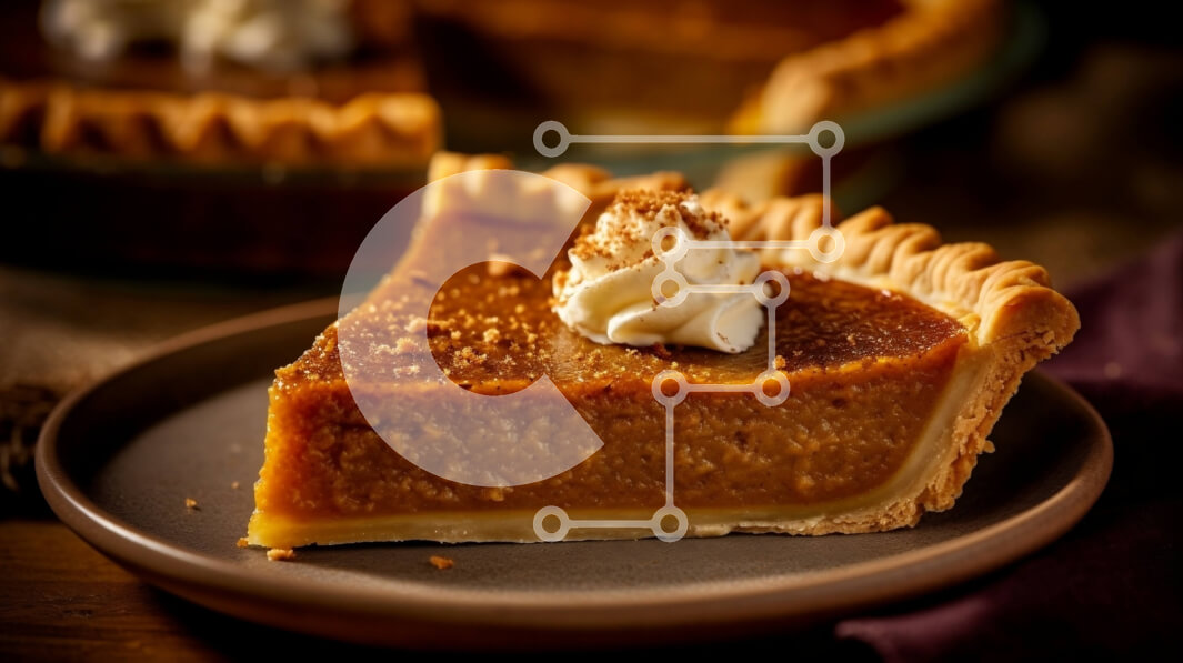 Intra Συλλεκτικό Ξύλινο Παζλ Plywood  4mm - Φέτα κολοκυθόπιτα με σαντιγί από πάνω Σε Ξύλινο Κουτί - Διαστάσεις: 10x10 cm – 25 κομμάτια