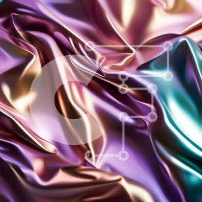 Intra Συλλεκτικό Ξύλινο Παζλ Plywood  4mm - Υπέροχη κινηματογράφηση σε πρώτο πλάνο από λαμπερό μεταλλικό ύφασμα σε ζωηρά χρώματα Σε Ξύλινο Κουτί - Διαστάσεις: 10x10 cm – 25 κομμάτια - Image 1