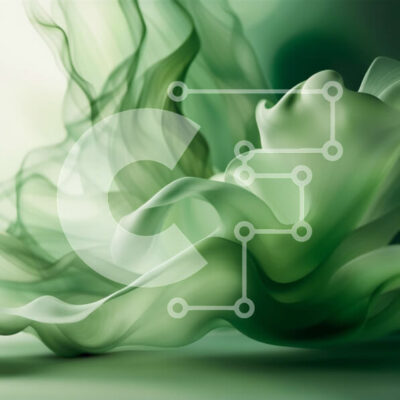 Intra Συλλεκτικό Ξύλινο Παζλ Plywood  4mm - Εκπληκτική εικόνα γυναίκας με πράσινο μπικίνι σε αφηρημένο φόντο Σε Ξύλινο Κουτί - Διαστάσεις: 10x10 cm – 25 κομμάτια - Image 1