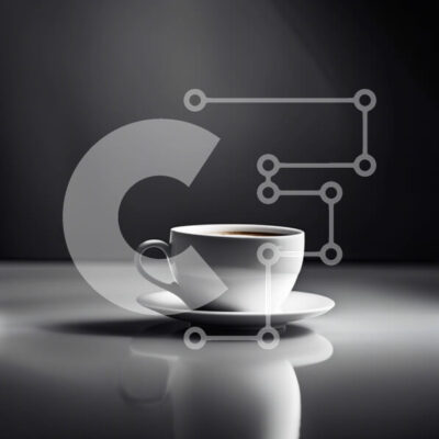 Intra Συλλεκτικό Ξύλινο Παζλ Plywood  4mm - Κομψό λευκό φλιτζάνι καφέ σε πιατάκι με δραματικό μαύρο φόντο Σε Ξύλινο Κουτί - Διαστάσεις: 10x10 cm – 25 κομμάτια - Image 1