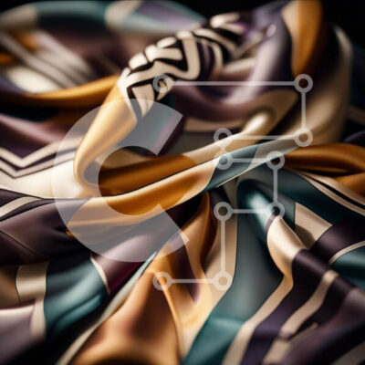 Intra Συλλεκτικό Ξύλινο Παζλ Plywood  4mm - Εκλεπτυσμένο και κομψό υφαντό ύφασμα με γεωμετρικά σχέδια Σε Ξύλινο Κουτί - Διαστάσεις: 10x10 cm – 25 κομμάτια - Image 1